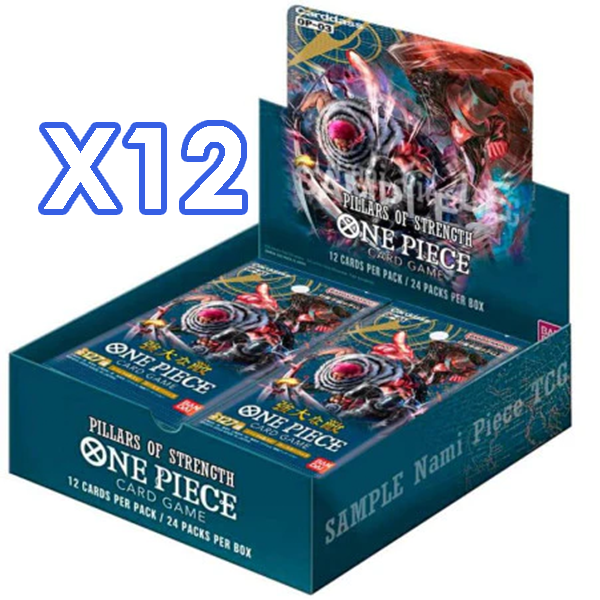 One Piece Card Game - Pillars of Strength OP-03 Booster Box Sealed Case (12 Boxes) - English